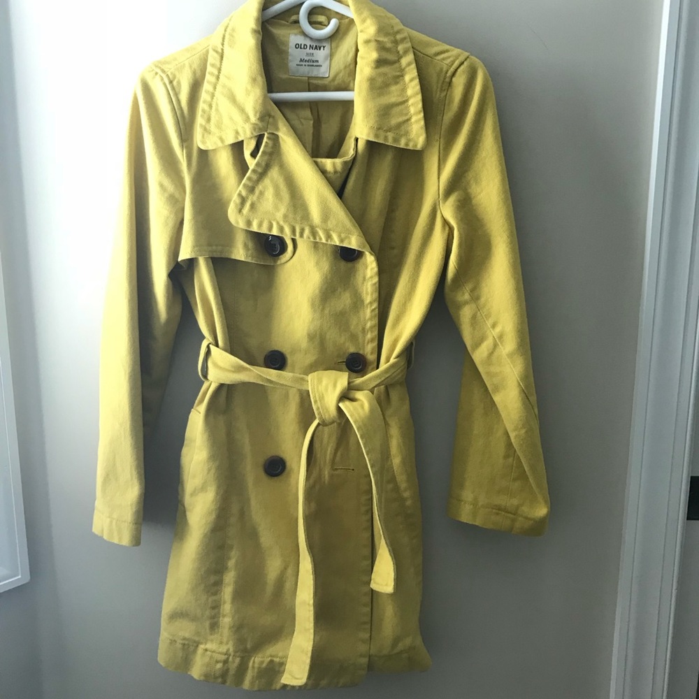 Old navy trench